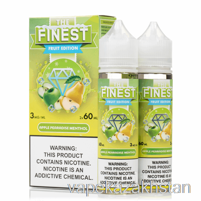 Vape Disposable Apple Pearadise MENTHOL - The Finest Fruit Edition - 120mL 0mg